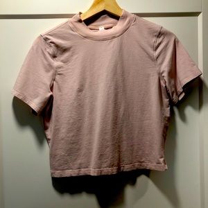 Lululemon High-neck Crop Tee